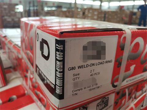 weld on lifting lug packing