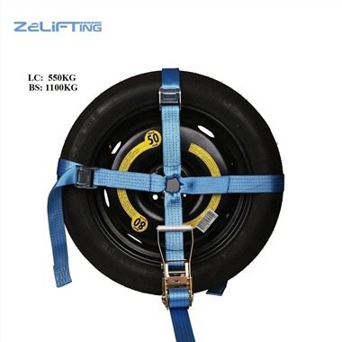 Ċineg tar-Rota Tie Down Bil Ratchet & Kam Buckle